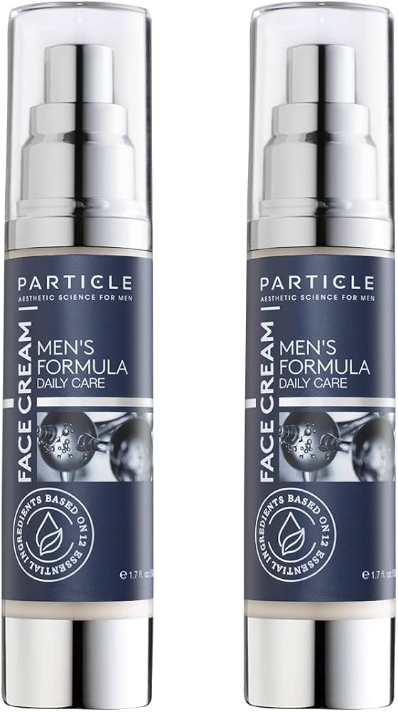 Particle 6-in-1 Face Cream for Men, Men’s Daily Hydrating Moisturizer with Vitamin C, Jojoba Oil, Vitamin E & Hyaluronic Acid, Skin Care Routine, Healthy Skin Support, Pack of 1, 1.7 FL OZ