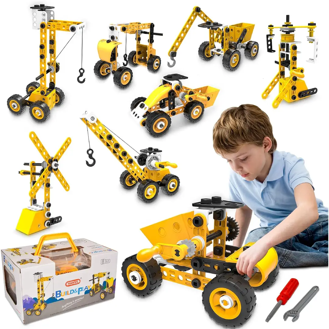 10-in-1 Electric STEM Building Toy Kit for Kids