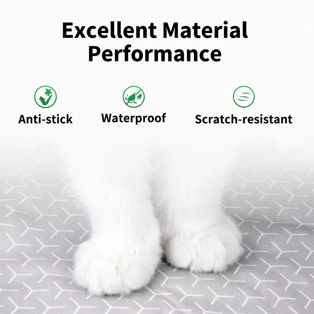 PETKIT Pura MAX 2 Cat Litter Box Mat – High-Performance Three-Prevention Protective Pad for Cat Toilet Area image 4