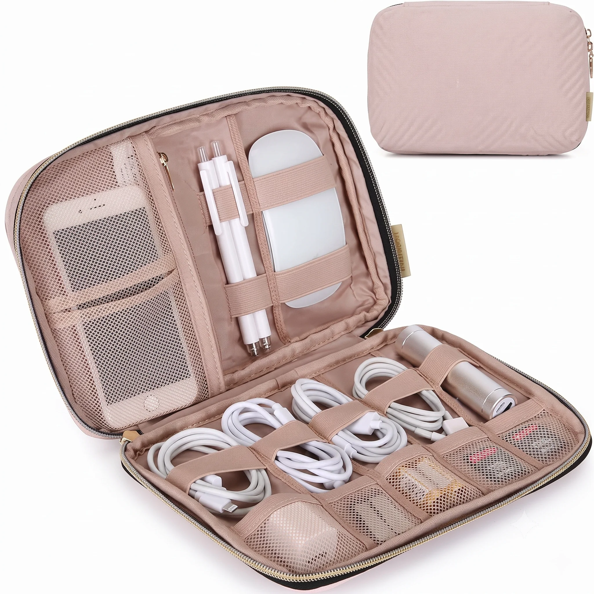 BAGSMART Large Electronics Travel Organizer Case for Cables image 2