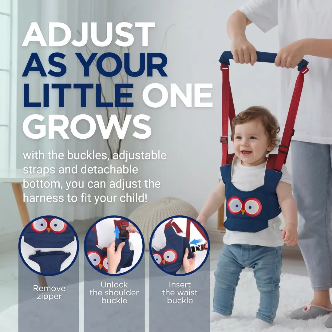 Baby Walking Harness for Toddlers 7–24 Months – Adjustable Walking Assistant Belt image 4