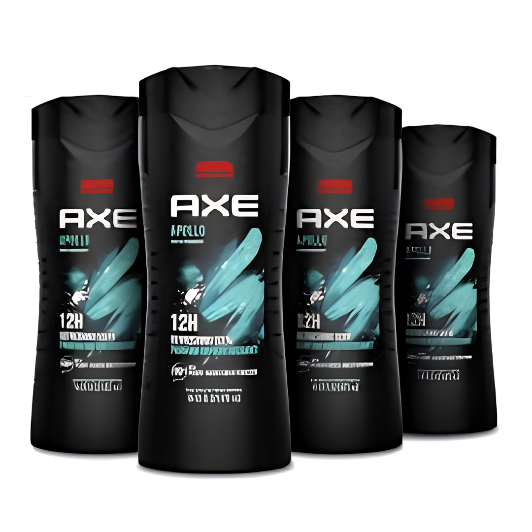 AXE Apollo Men’s Body Wash 4 Pack 16 oz