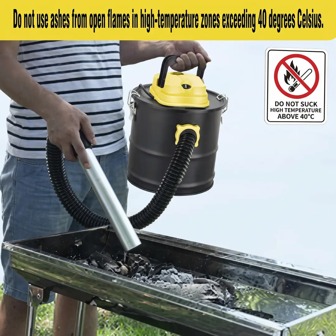 2.6 Gallon Ash Vacuum Cleaner with Wheeled Base and Blower image 3