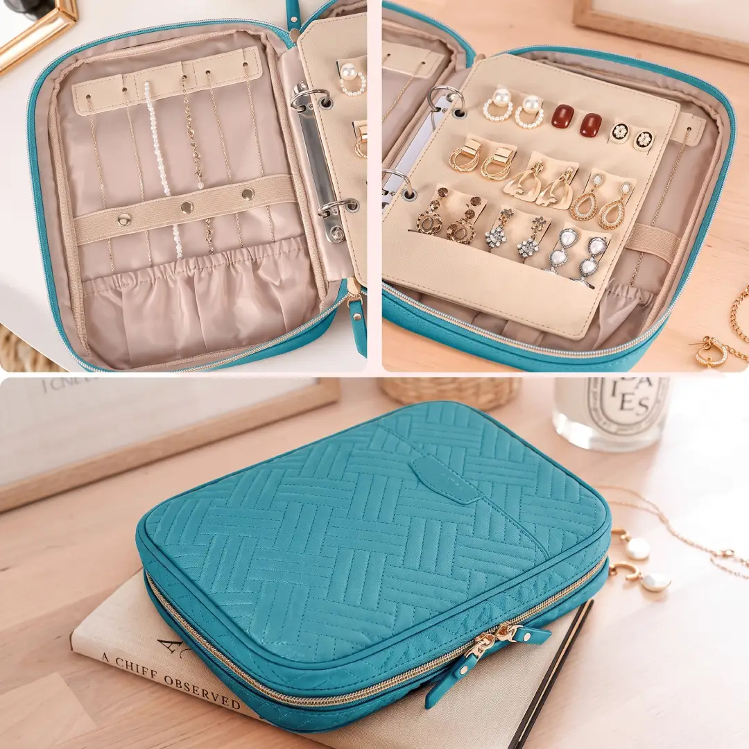 BAGSMART Jewelry Travel Organizer Case for Necklaces and Rings image 4