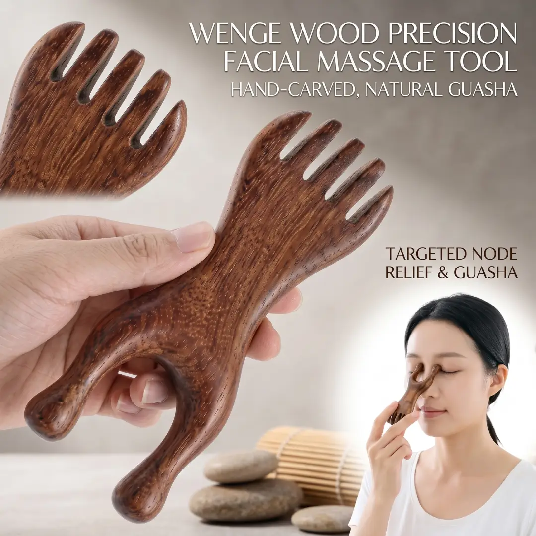 Sandalwood Gua Sha Massage Tool for Trigger Point Therapy image 6
