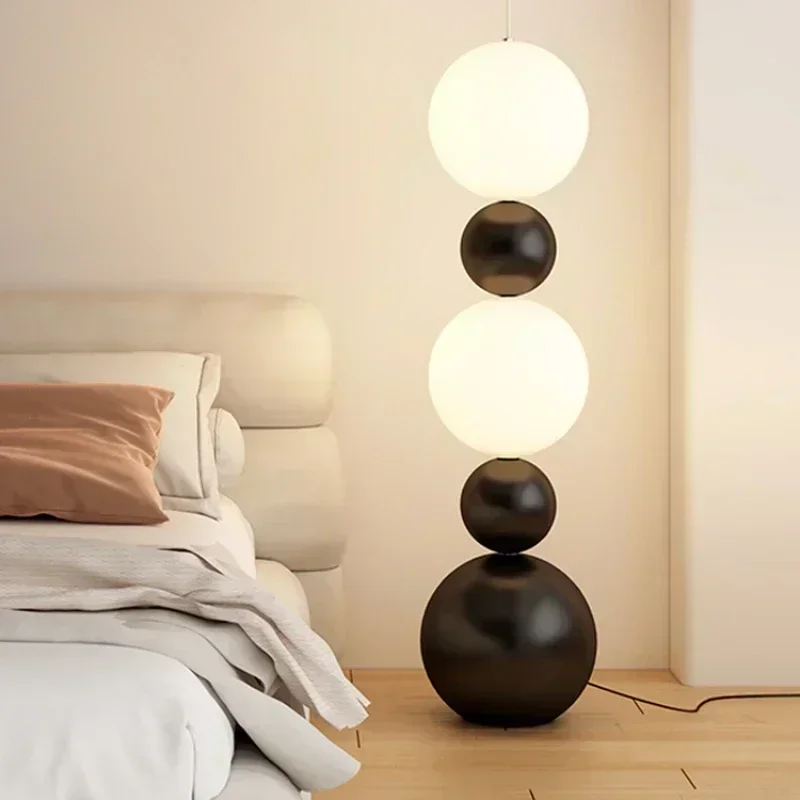 Nordic Designer Gourd Led Floor Lamp for Living Room Bedroom Sofa Side Standing Corner Lamp Indoor Light Room Decor Floor Light