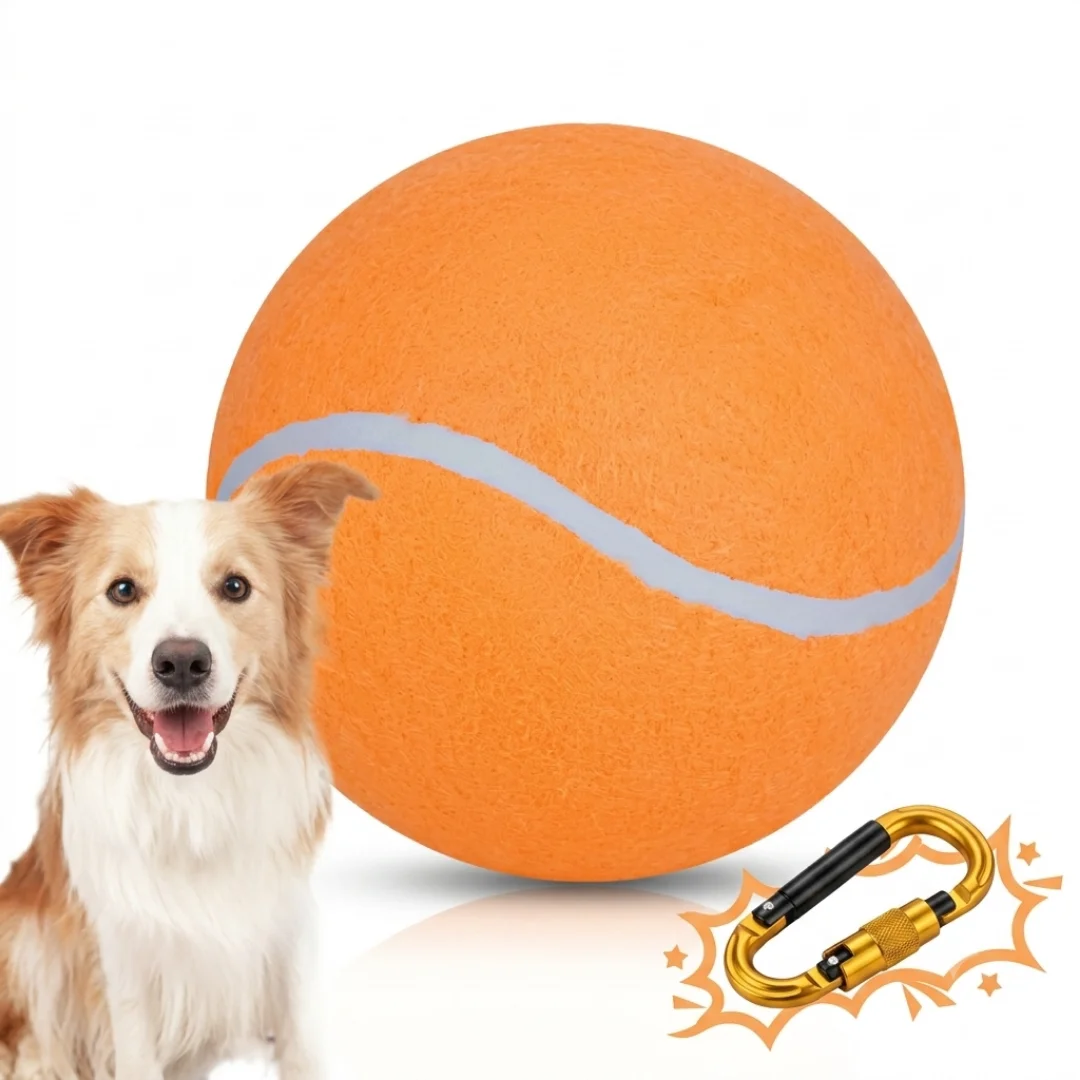 Giant Dog Tennis Ball 9.5 Inch Large Outdoor Fetch Toy