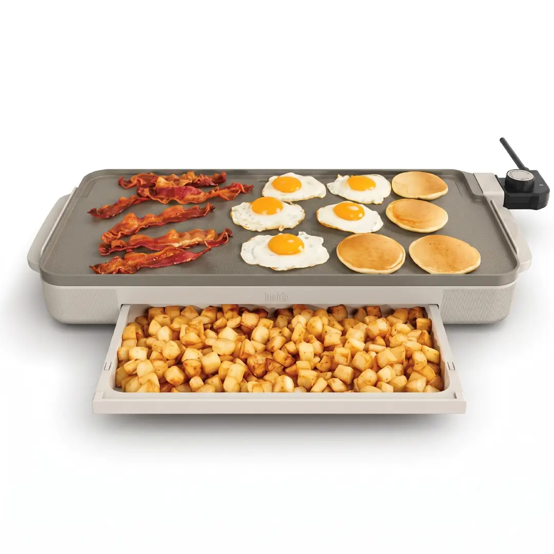 bella 10 x 20 Electric Griddle with EverGood Ceramic Nonstick Coating image 1