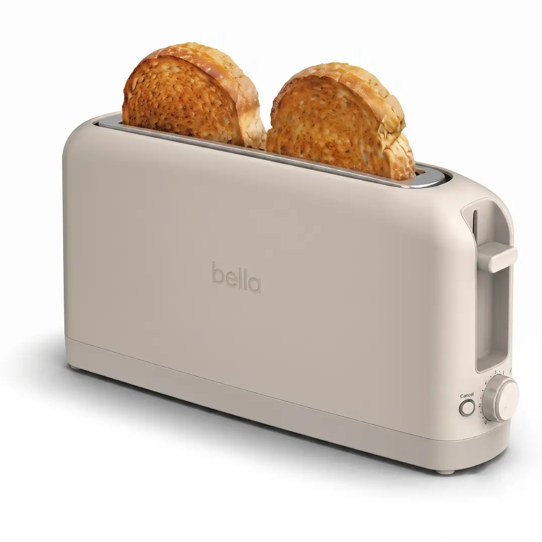 bella 2 Slice Slim Toaster with Long Slot image 1