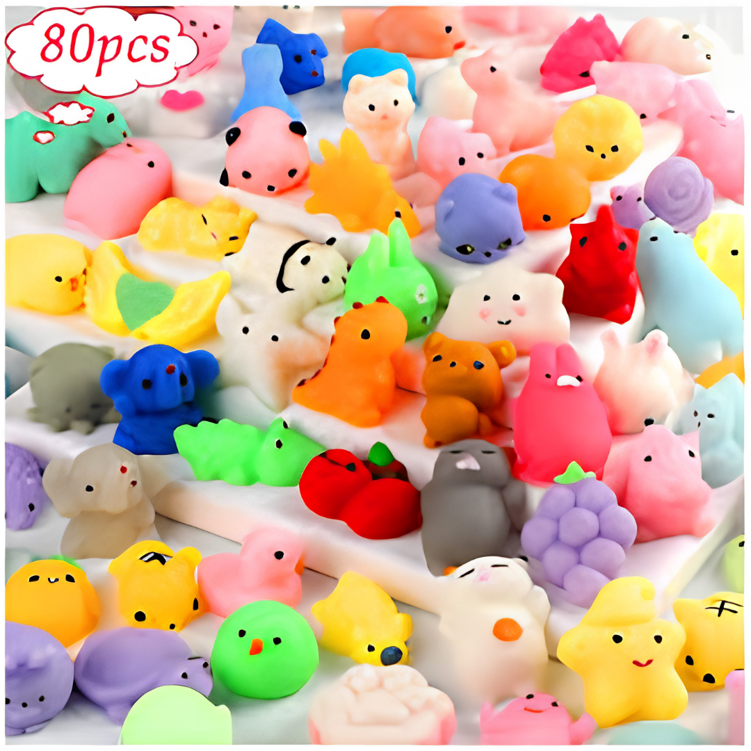 80 Pcs Mochi Squishy Party Favors for Kids