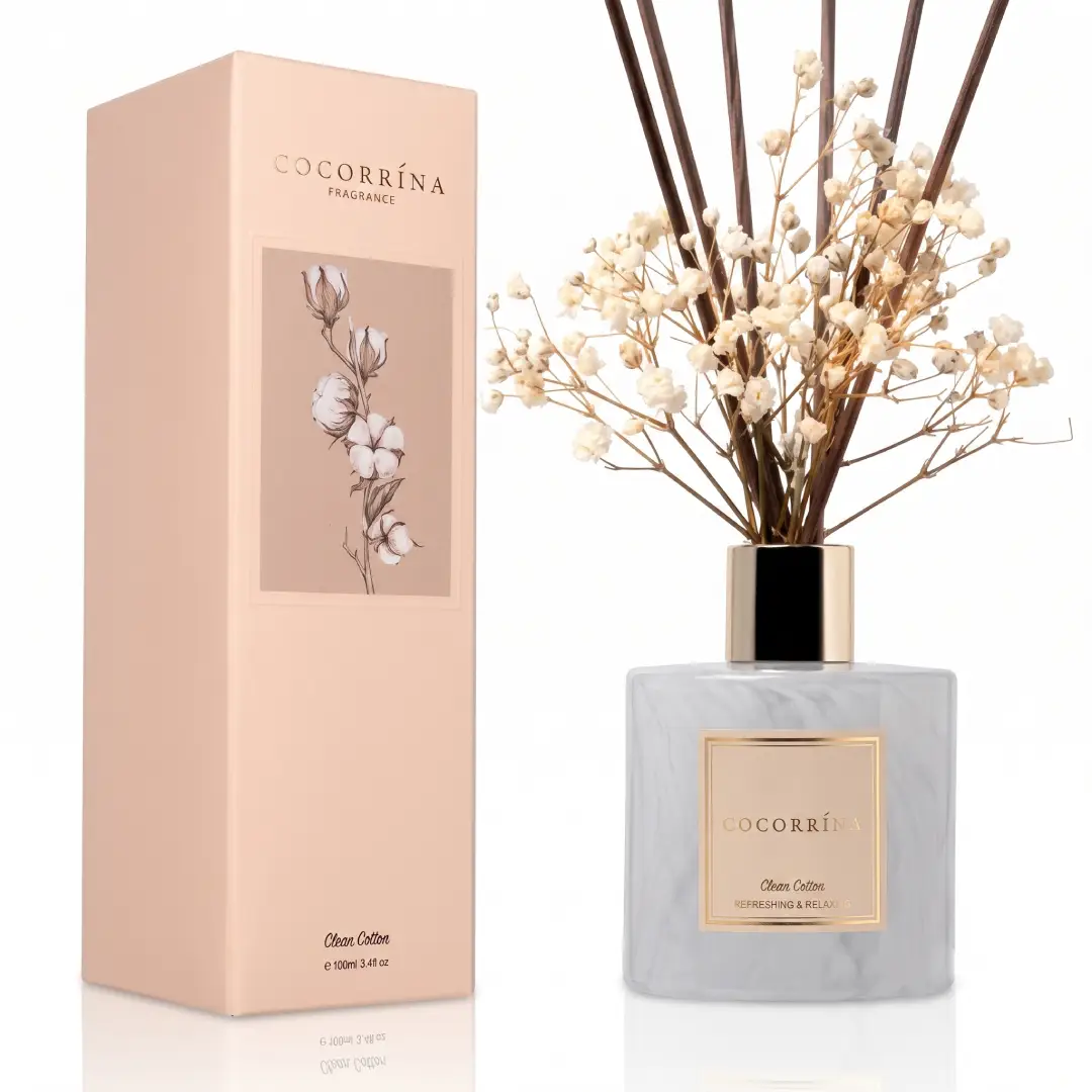 Cocorrina Clean Linen Reed Diffuser Set 6.7 oz image 1