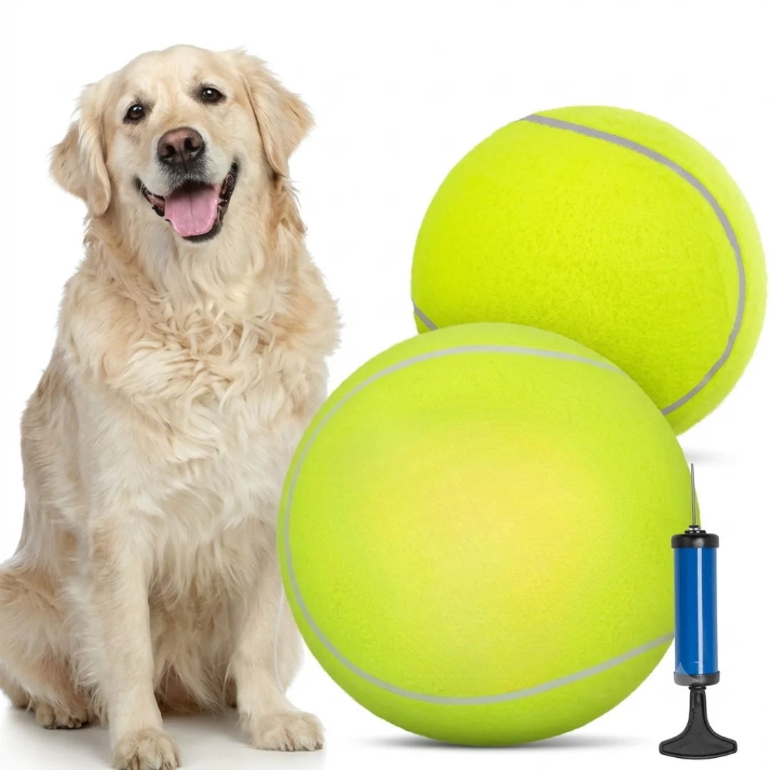 Giant Dog Tennis Ball 9.5 Inch Large Outdoor Fetch Toy image 3