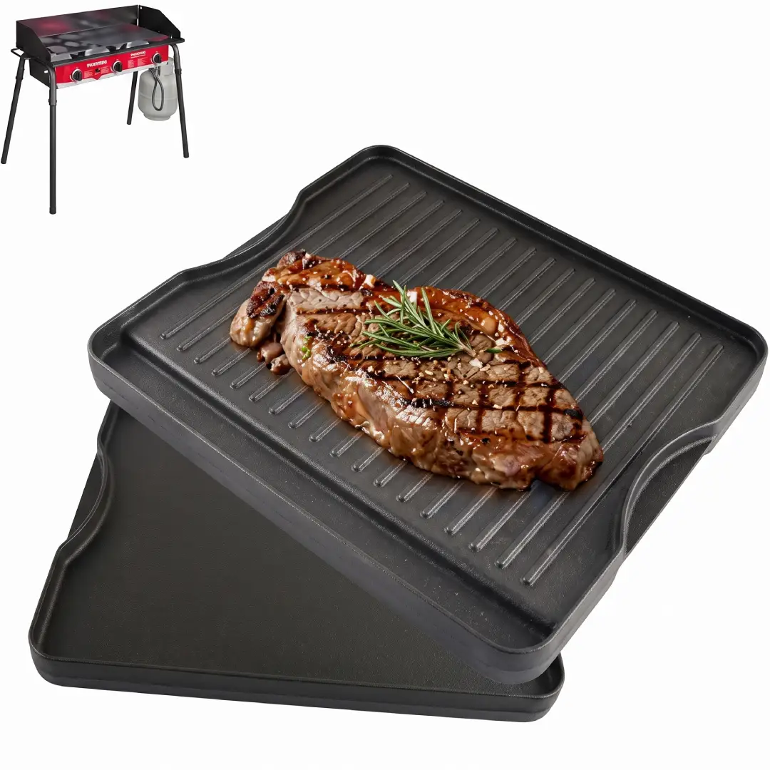 Camp Chef Reversible Cast Iron Griddle 14" x 16" image 2