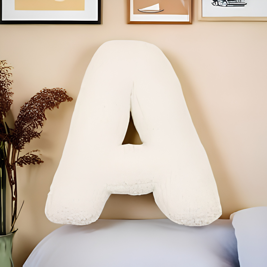 Alphabet Letter Pillow A-Z Plush Decorative Cushion image 3