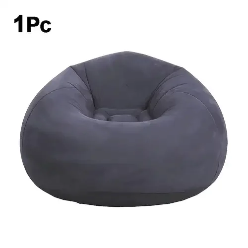 Inflatable Lazy Sofa Chair Soft Bean Bag Style Lounge Seat image 2