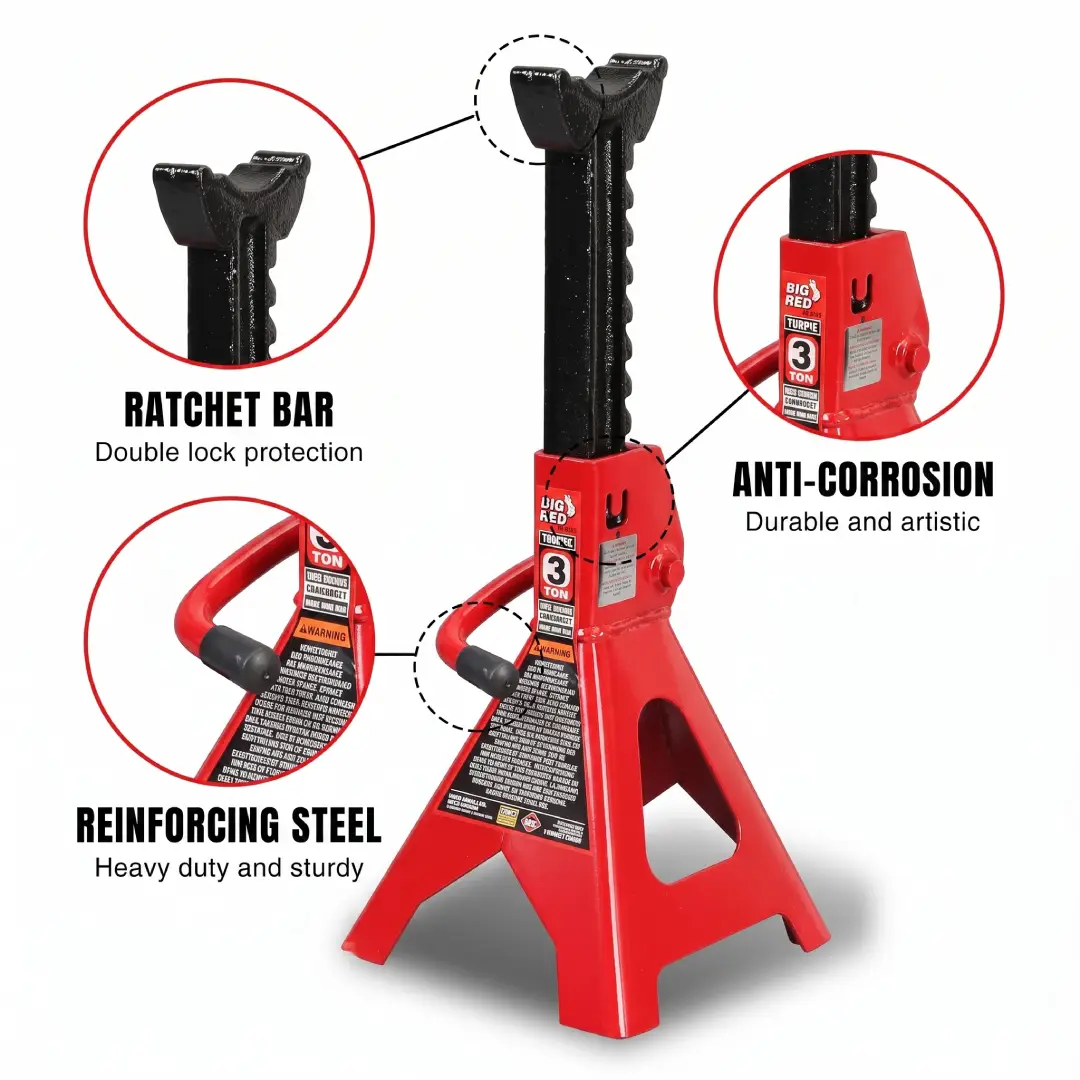 Amazon Basics Steel Jack Stands 3 Ton 6000 lb Pair image 5