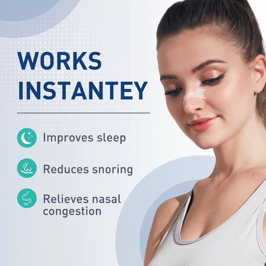 Extra Strength Nasal Strips for Better Breathing, Sleep & Sports image 2