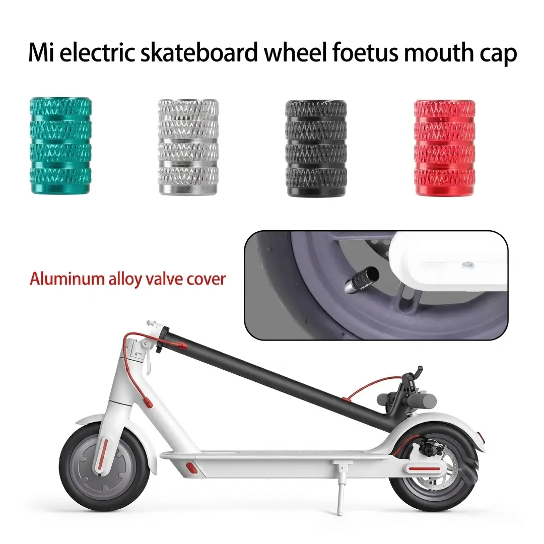 Dustproof Electric Scooter Tyre Valve Caps for Xiaomi M365 2 Pcs image 3
