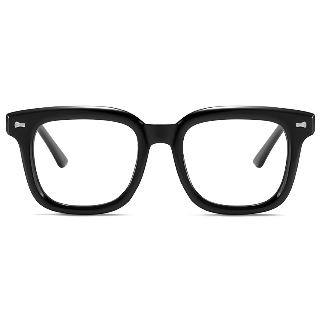Black Frame Glasses Large Trendy Eyeglass Frames