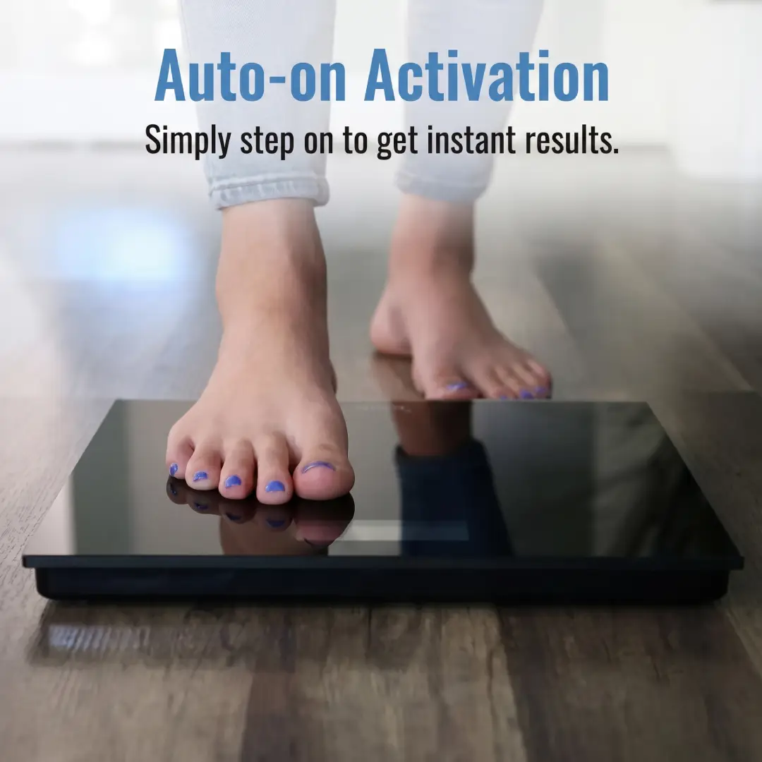 Talking Bathroom Scale with Large LCD Display 440 lb Capacity image 2