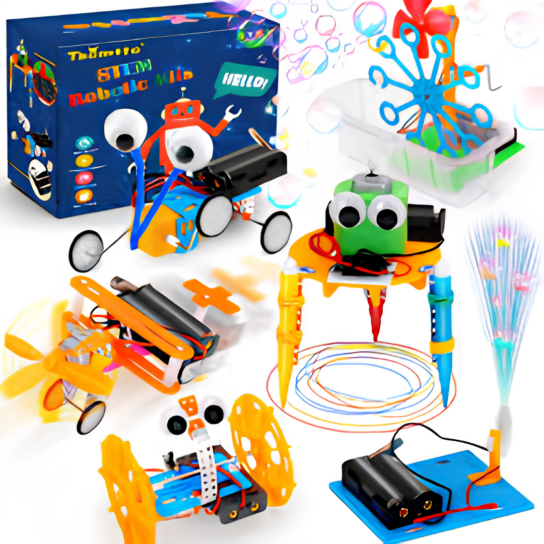 4 Set Robot Kits for Kids STEM Robotics Science Projects