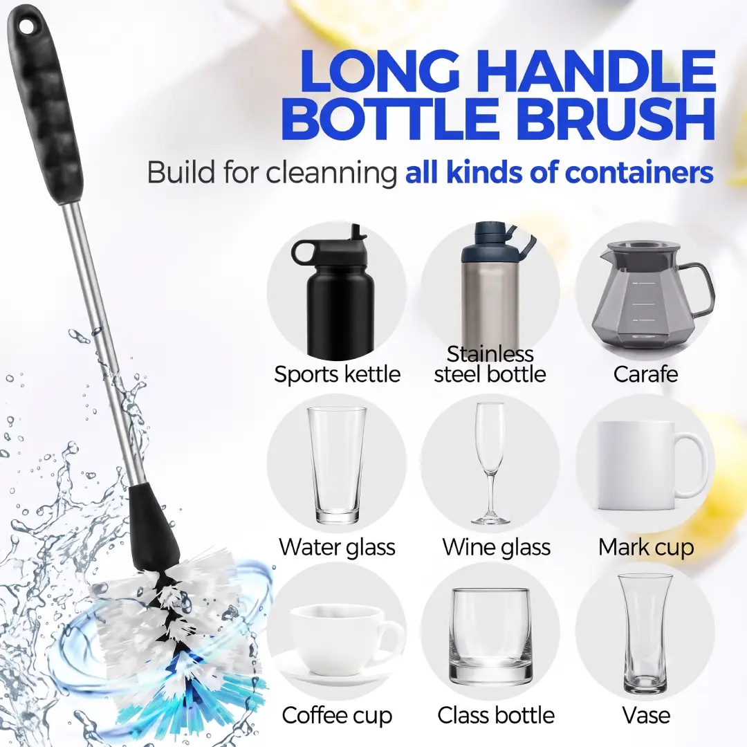 6 Pack Holikme 4 in 1 Cup Lid Cleaning Brush Set image 2