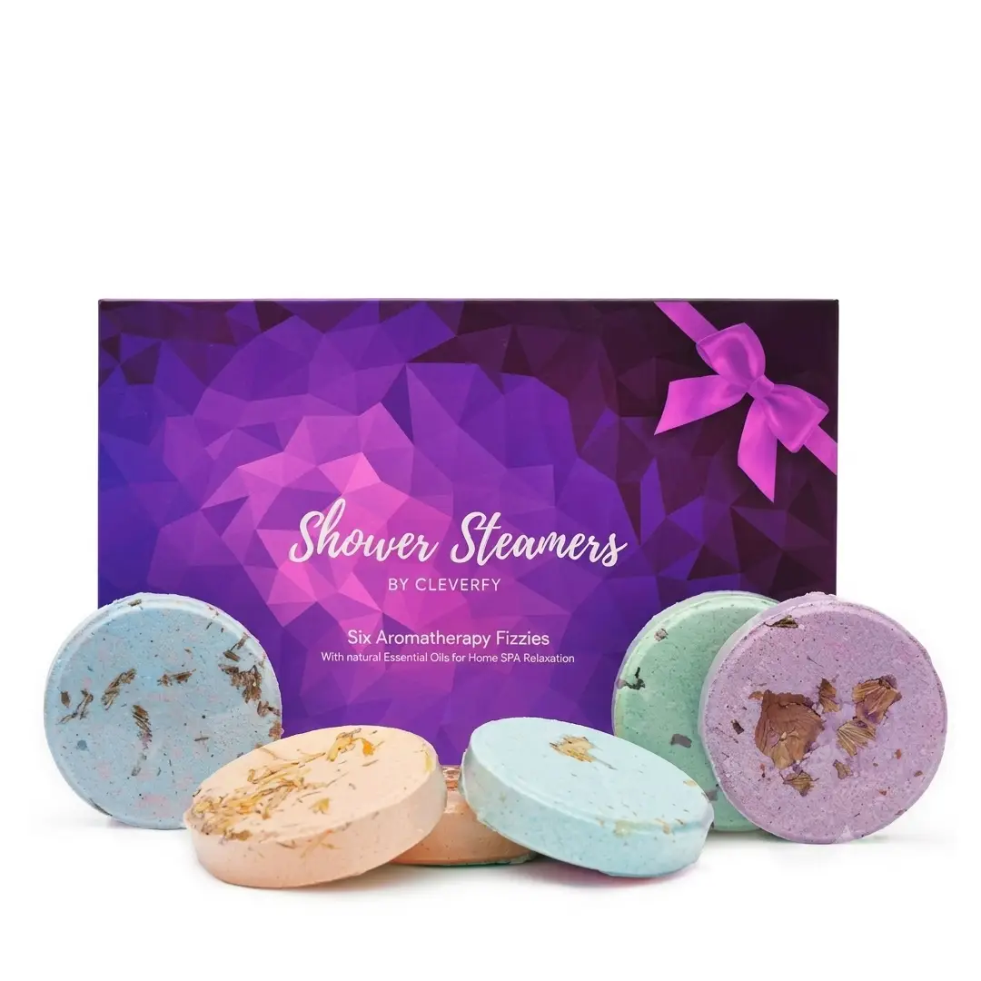 Cleverfy Aromatherapy Shower Steamers 6 Pack image 1