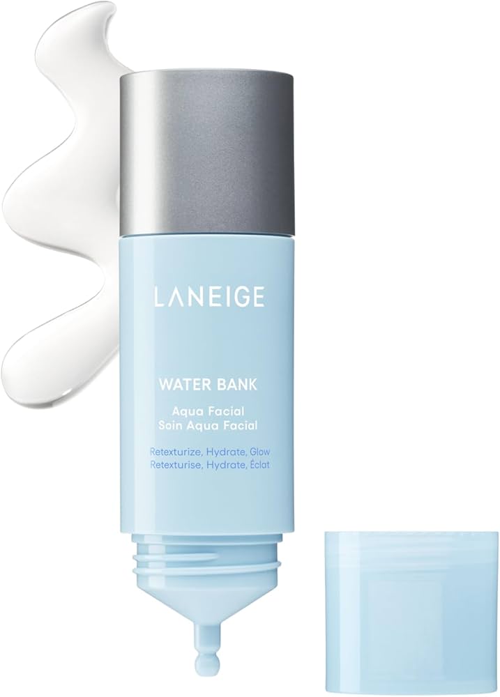 LANEIGE Water Bank Aqua Facial Serum | K-Beauty Exfoliating & Hydrating Serum | AHA BHA PHA Gentle Exfoliation| Hyaluronic Acid & Ceramide Glow Boost | Smooth, Soft, Radiant Skin