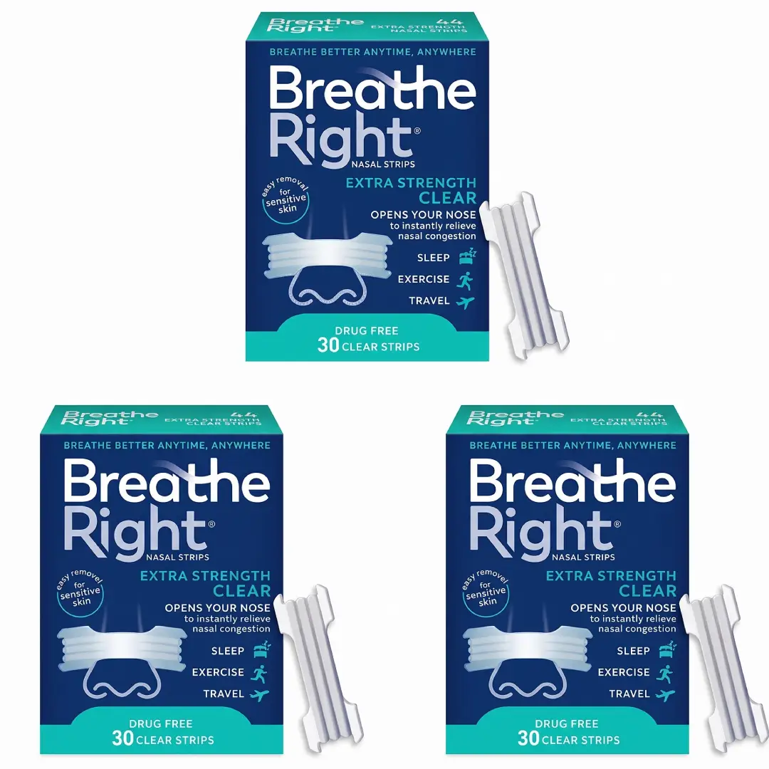 Extra Strength Nasal Strips for Better Breathing, Sleep & Sports image 6