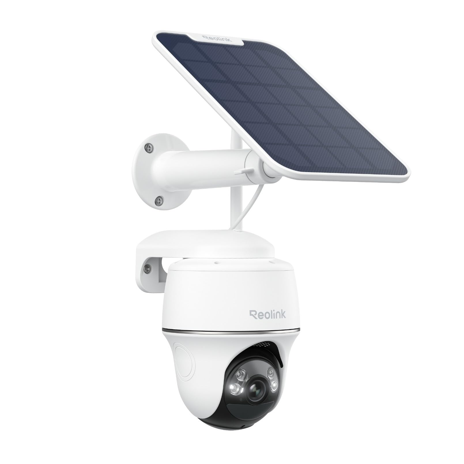 REOLINK First 4K Solar Security Cameras Wireless Outdoor, Argus PT Ultra+Solar Panel, 360° Pan Tilt Auto-Tracking, 8MP Color Night Vision, 2.4/5 GHz Wi-Fi 6, No Subscriptions, Home Hub Compatible