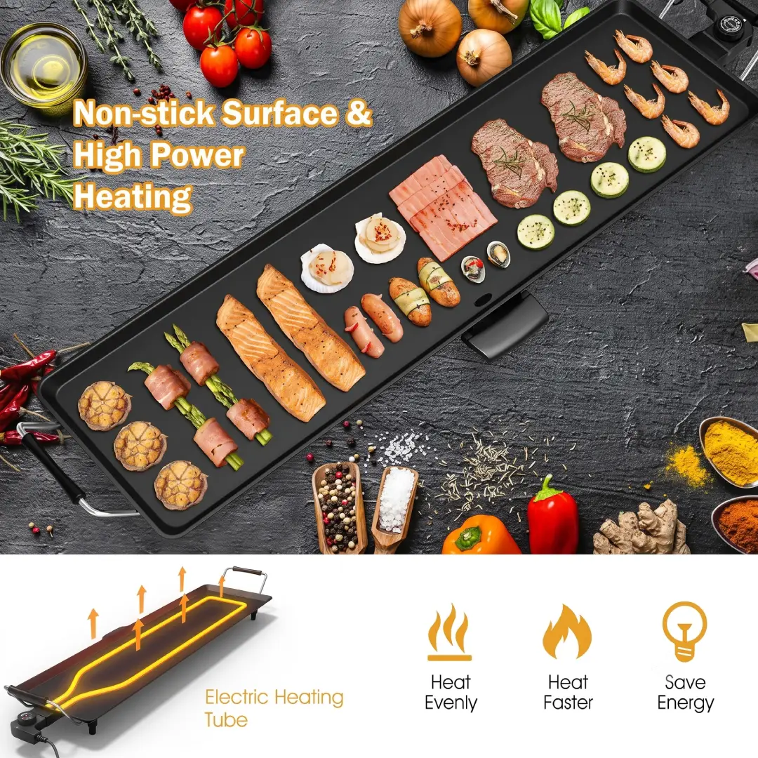 Costzon 35 Inch Electric Griddle 2000W image 1