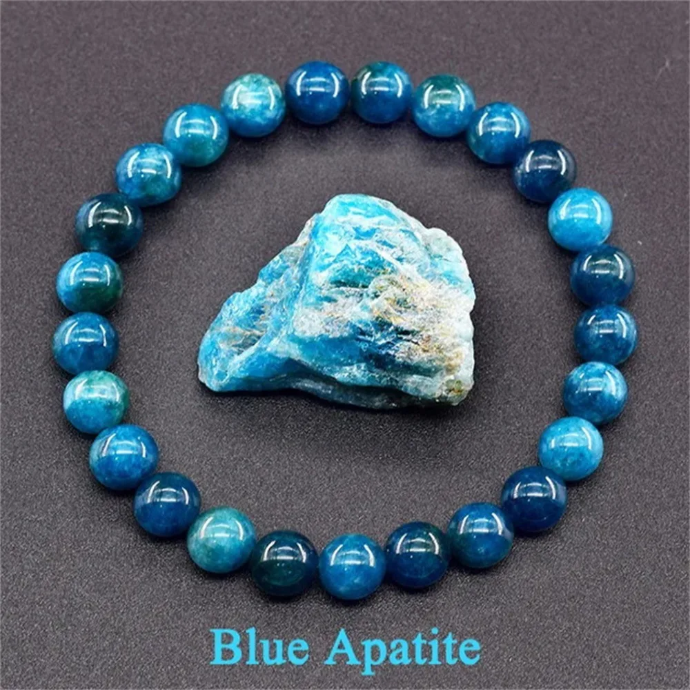 Exquisite Natural Stone Bead Bracelet For Women Men Lapis Lazuli Stone Bracelet Vintage Daily Wear Jewelry Unique Gift