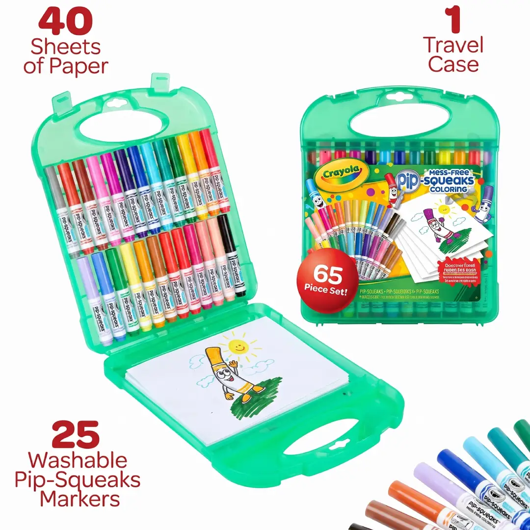 Crayola Pip-Squeaks Washable Marker Set 65 Count image 2
