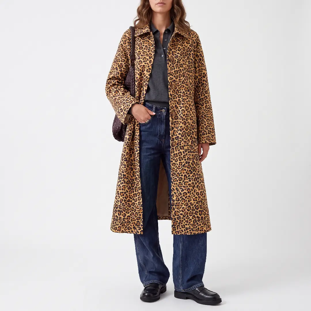 Cicy Bell Women's Plaid Trench Coat – Long Single-Breasted Fall Jacket image 10