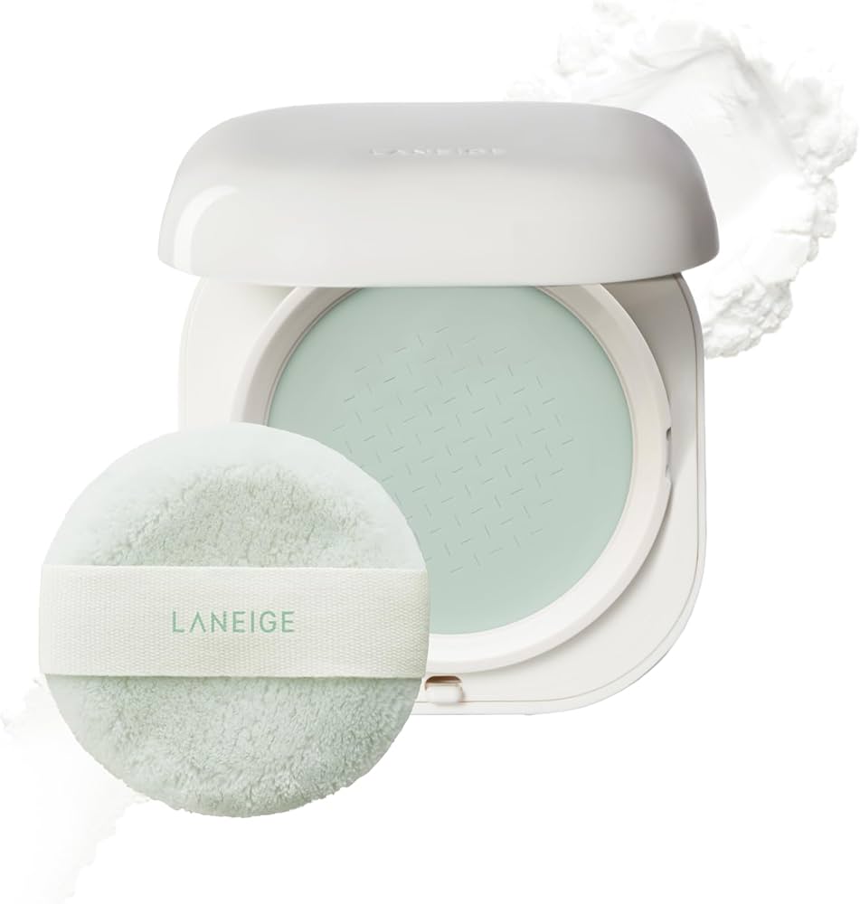 LANEIGE Neo Blurring Powder: Korean Oil-Control Compact with Pore Blurring, Smoothing Finish & Travel-Friendly, No-Spill Packaging
