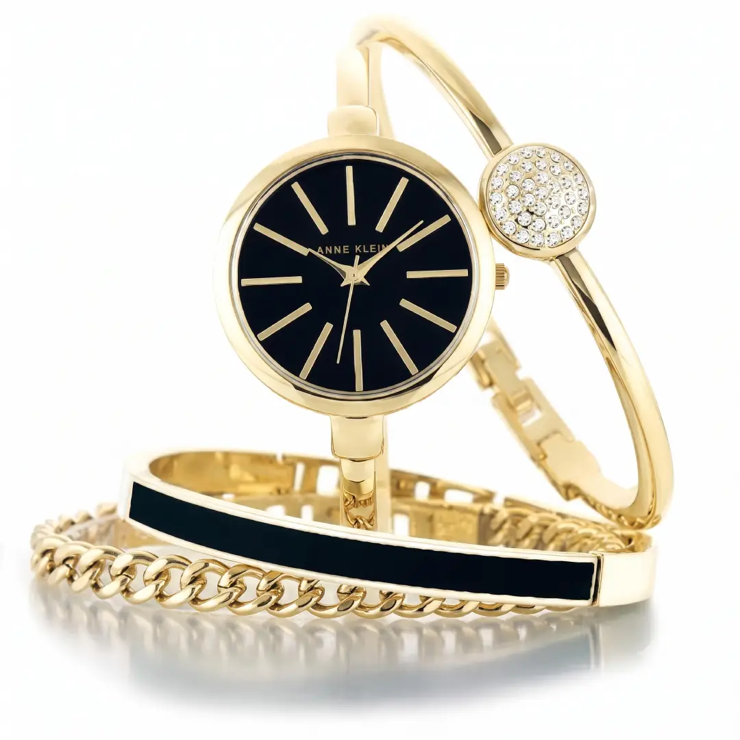 Anne Klein Women’s Bangle Watch and Bracelet Set image 2