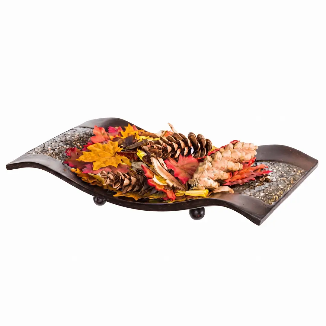 Creative Scents Schonwerk Brown Mosaic Centerpiece