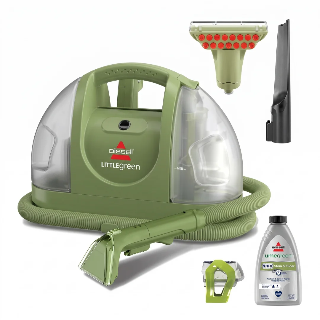 BISSELL Little Green Portable Carpet and Upholstery Cleaner 1400B