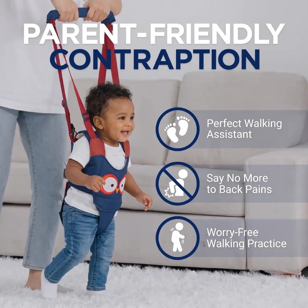 Baby Walking Harness for Toddlers 7–24 Months – Adjustable Walking Assistant Belt image 2