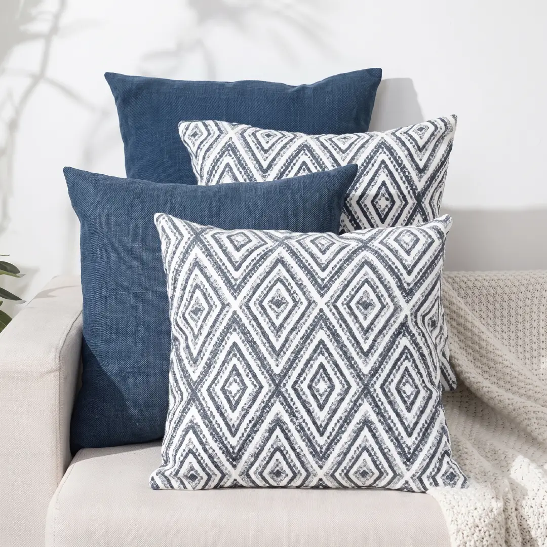 Set of 4 Decorative Throw Pillow Covers 18x18 image 2