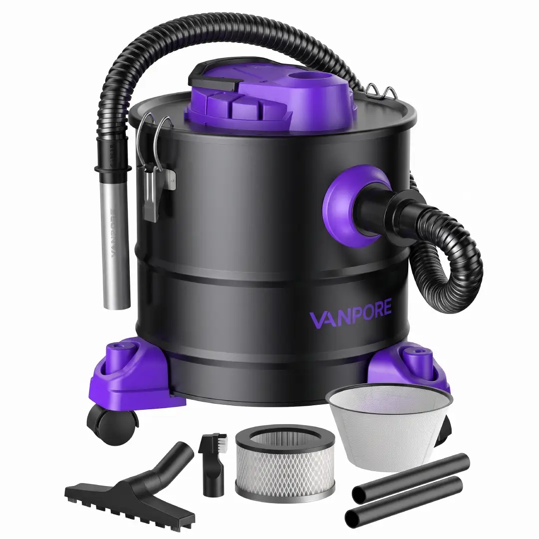 5.2 Gallon Fireplace Ash Vacuum Cleaner 1200W