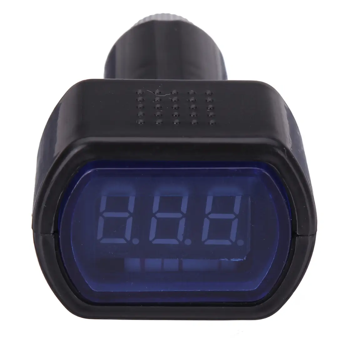 Car LED Cigarette Lighter Voltage Meter with Digital Display image 7