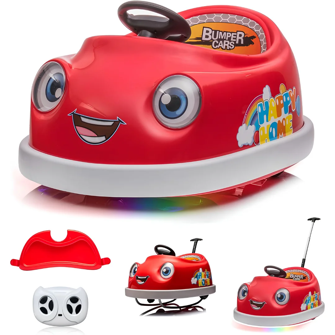 12V Kids Bumper Car Electric Ride-On Toy with Remote image 2