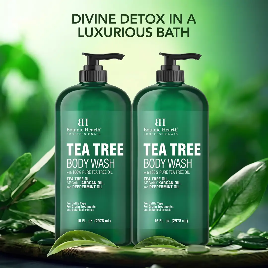 Botanic Hearth Tea Tree Body Wash 2 Pack 16 oz image 2