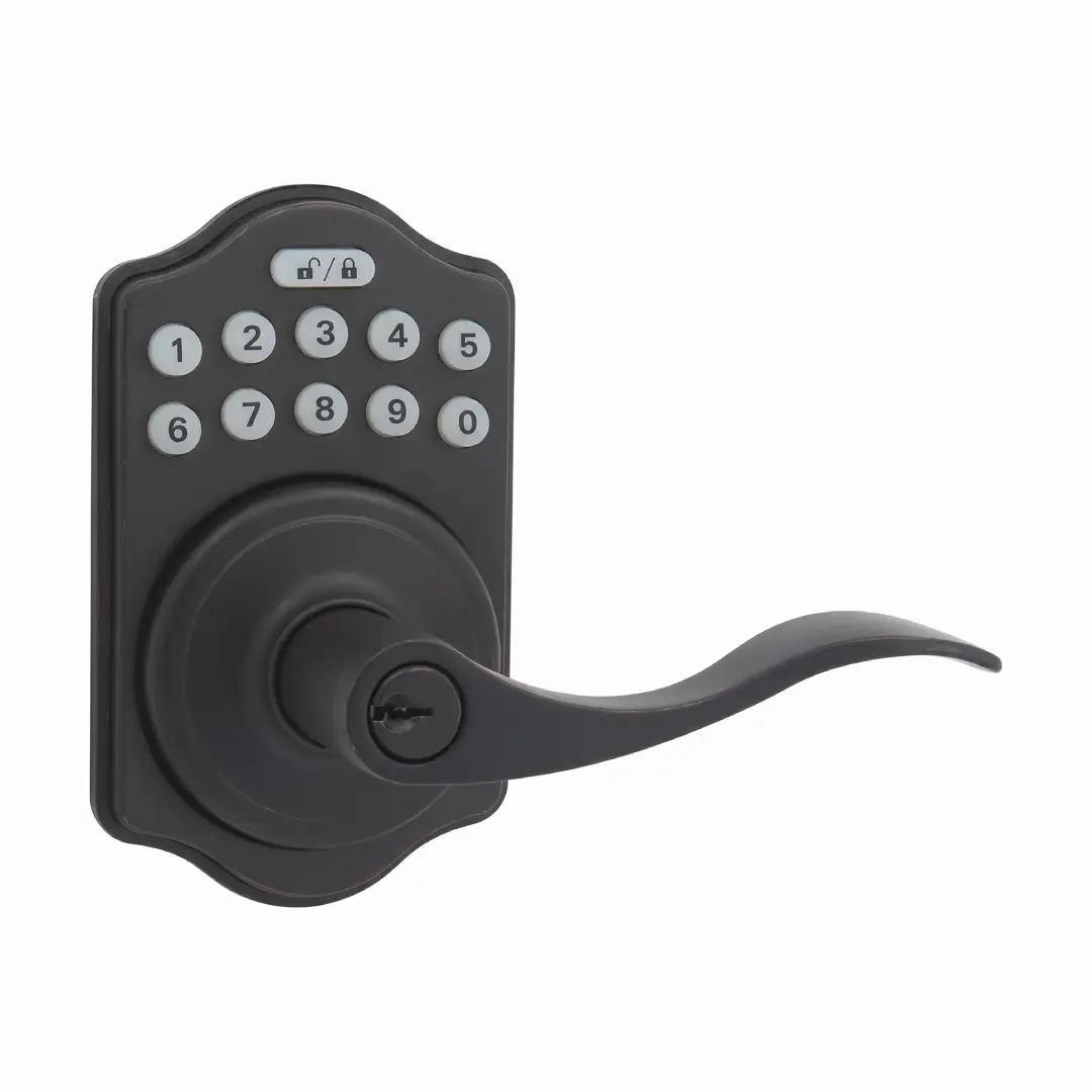 Amazon Basics Electronic Keypad Door Lock Deadbolt Handle Set image 2