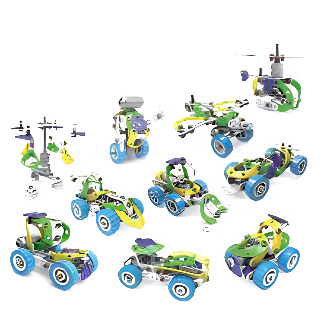 10-in-1 Electric STEM Building Toy Kit for Kids image 2