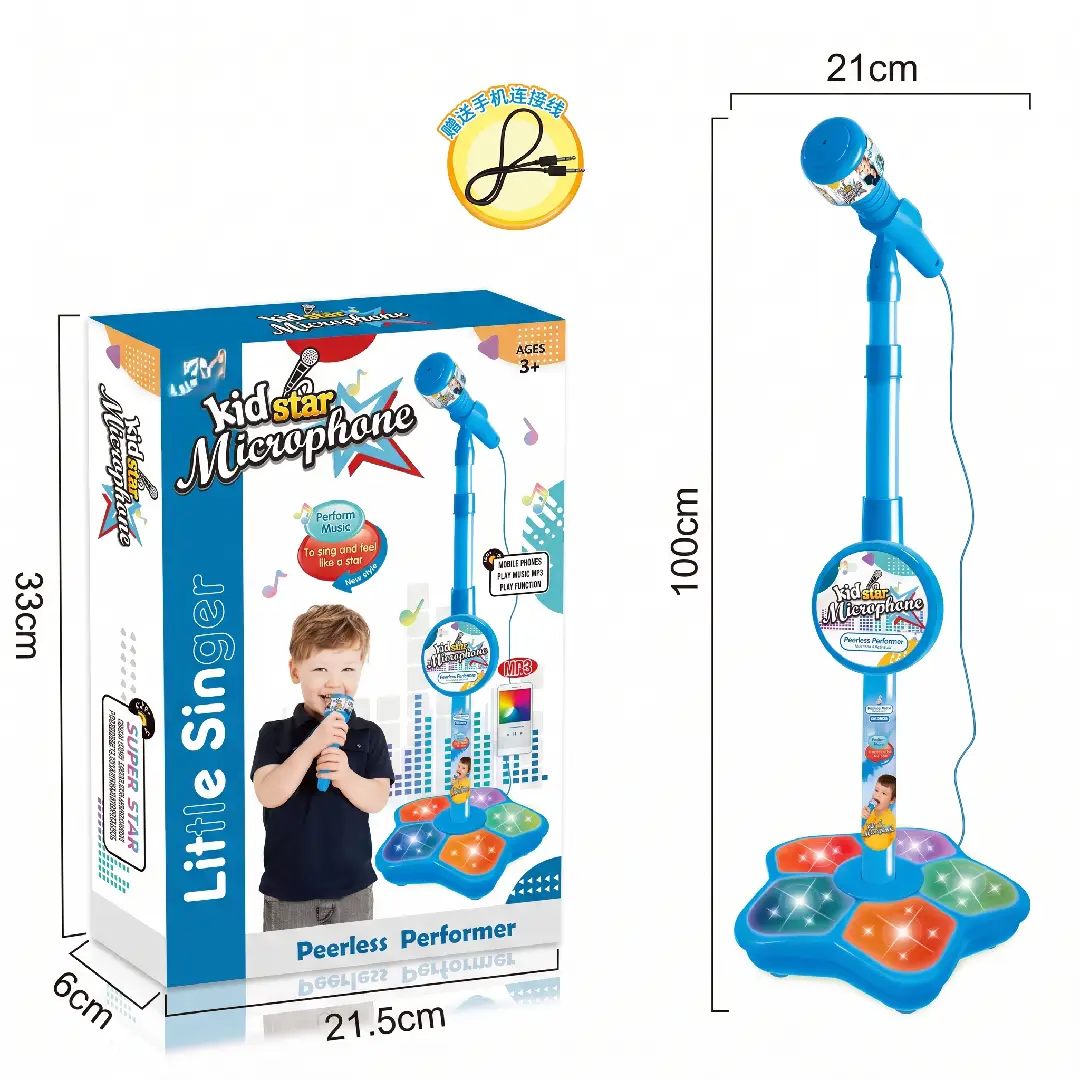 Kids Karaoke Microphone with Stand image 5