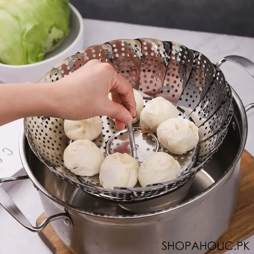 Stainless Steel Vegetable Steamer Basket for Pots image 3