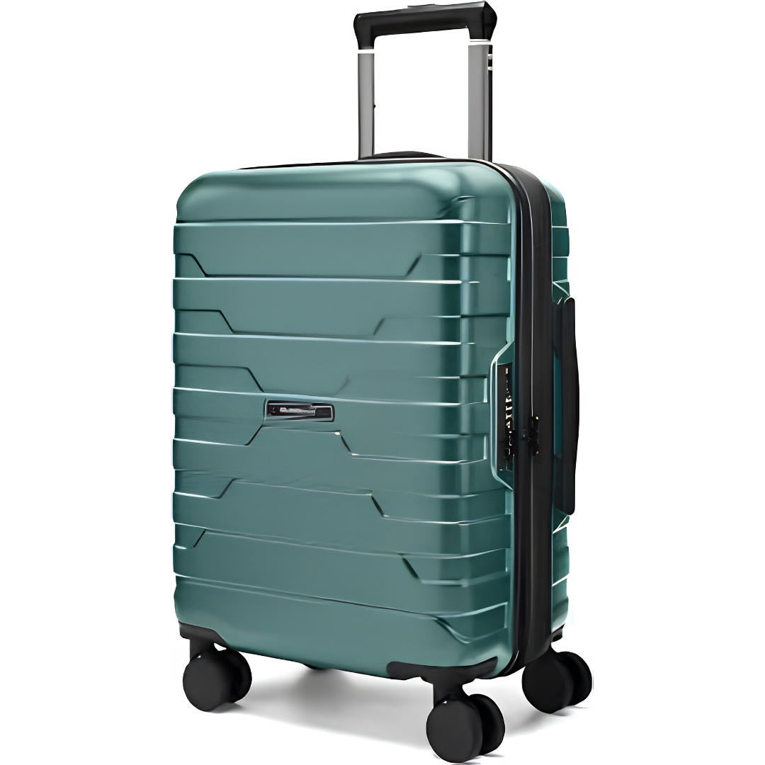 BAGSMART 20 Inch Hardside Carry On Luggage Green