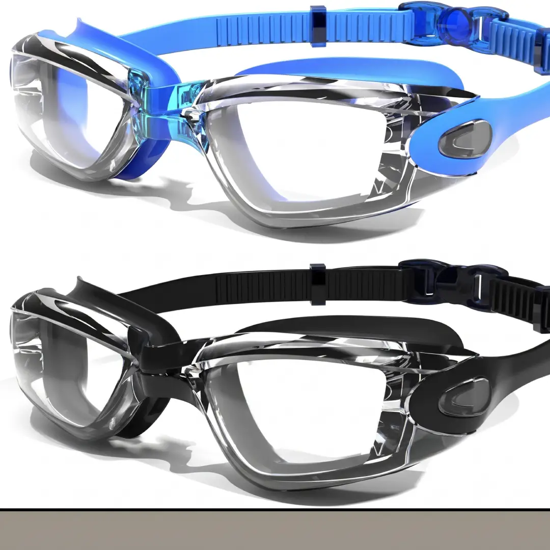 Braylin 2-Pack Anti-Fog Swim Goggles for Adults and Youth image 2